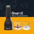 FinaMill Kitchen and Home Finamill Battery-Operated Grinder - Midnight Black