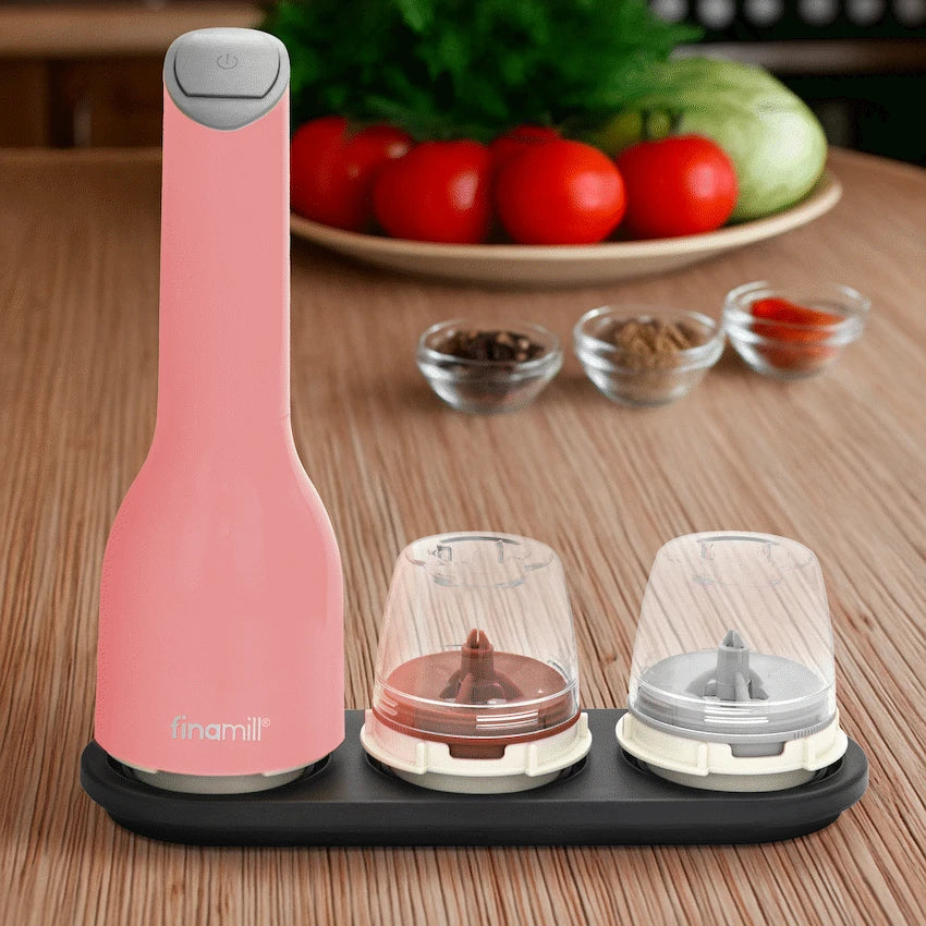 FinaMill Kitchen and Home Finamill Battery-Operated Grinder - Pink