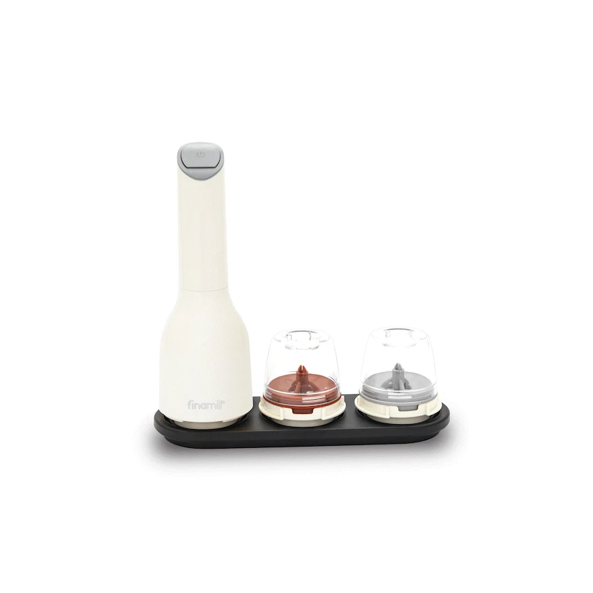 FinaMill Kitchen and Home Finamill Battery-Operated Grinder - Soft Cream