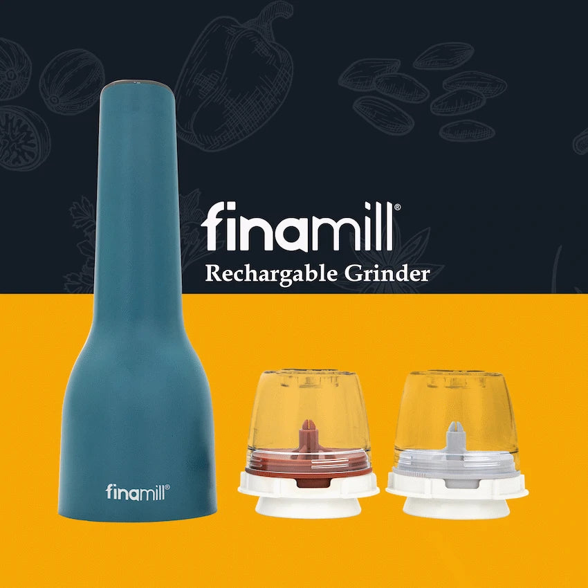 FinaMill Kitchen and Home FINAMILL RECHARGEABLE grinder - Ocean Blue