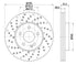 Front Brake Disc (Single) for Mercedes-Benz A45 AMG (W176) & Mercedes-Benz A180 - MAP-100939