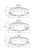 Front Brake Pad Set Suzuki Jimny 1.5 K15B – D4256S