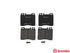 Brembo Front Brake Pads for Mercedes-Benz S-Class W140 & Mercedes-Benz S-Class Coupe - P50018