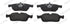 Front Brake Pads for Volvo XC60 D4 D5 2015-2017 ATE System (FDB4943)