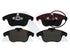 Front Brake Pads for VW Tiguan & Audi Q3 (2007-2018) - D3841M