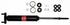 Front Shock Absorber Gas Pressure Ford Fairmont / Fairlane / Ranchero / Falcon 1965-1976 –  343115