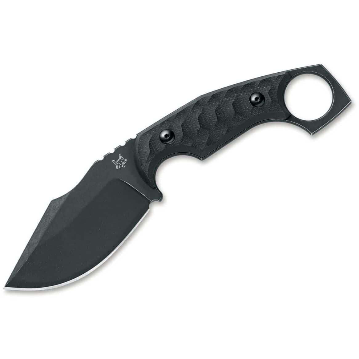 GUNMANSA Fox FX-633 Monkey Thumper Fixed Blade Black
