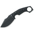 GUNMANSA Fox FX-633 Monkey Thumper Fixed Blade Black