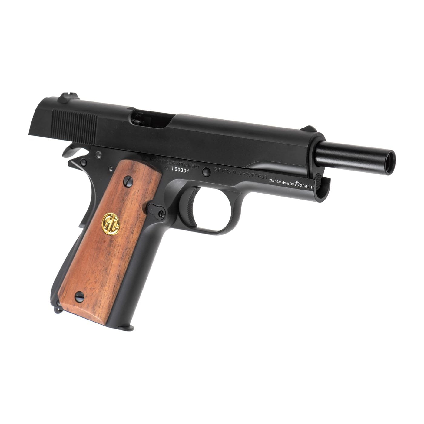 G&G GPM1911 GP2 (Eu) Airsoft Pistol (GG|Semi Auto|Blowback|26) GAS-191-GP2-BBB-ECM