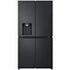LG 561l Essence Black Steel Side-By-Side Fridge - GC-L24FFCFB