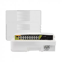GUNMANSA GENATA 16 Port PoE Outdoor + 2 Gbps RJ45 + 1 SFP (Combo) Switch