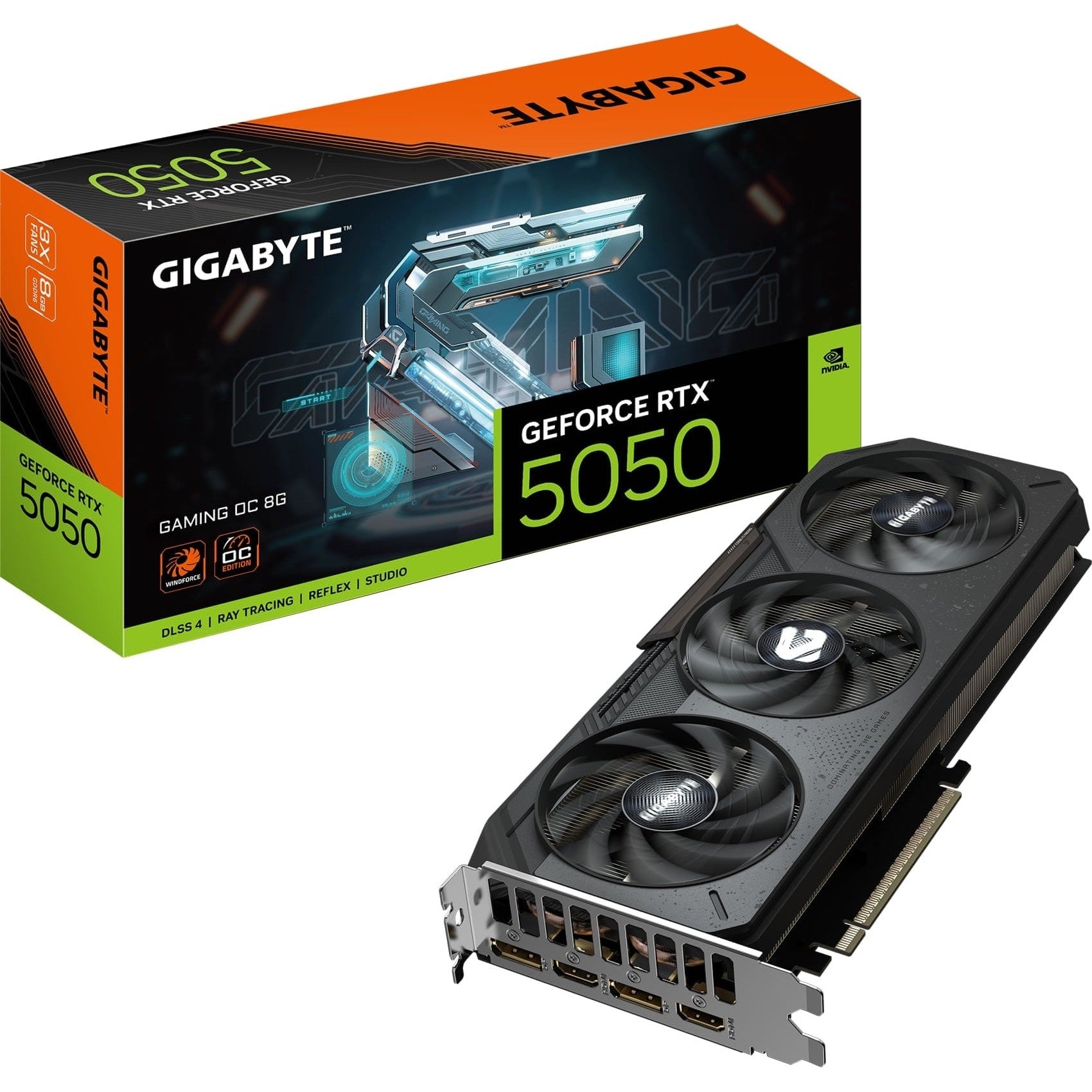 GIGABYTE nVidia GeForce RTX 5050 GAMING OC - 8GB GDDR6