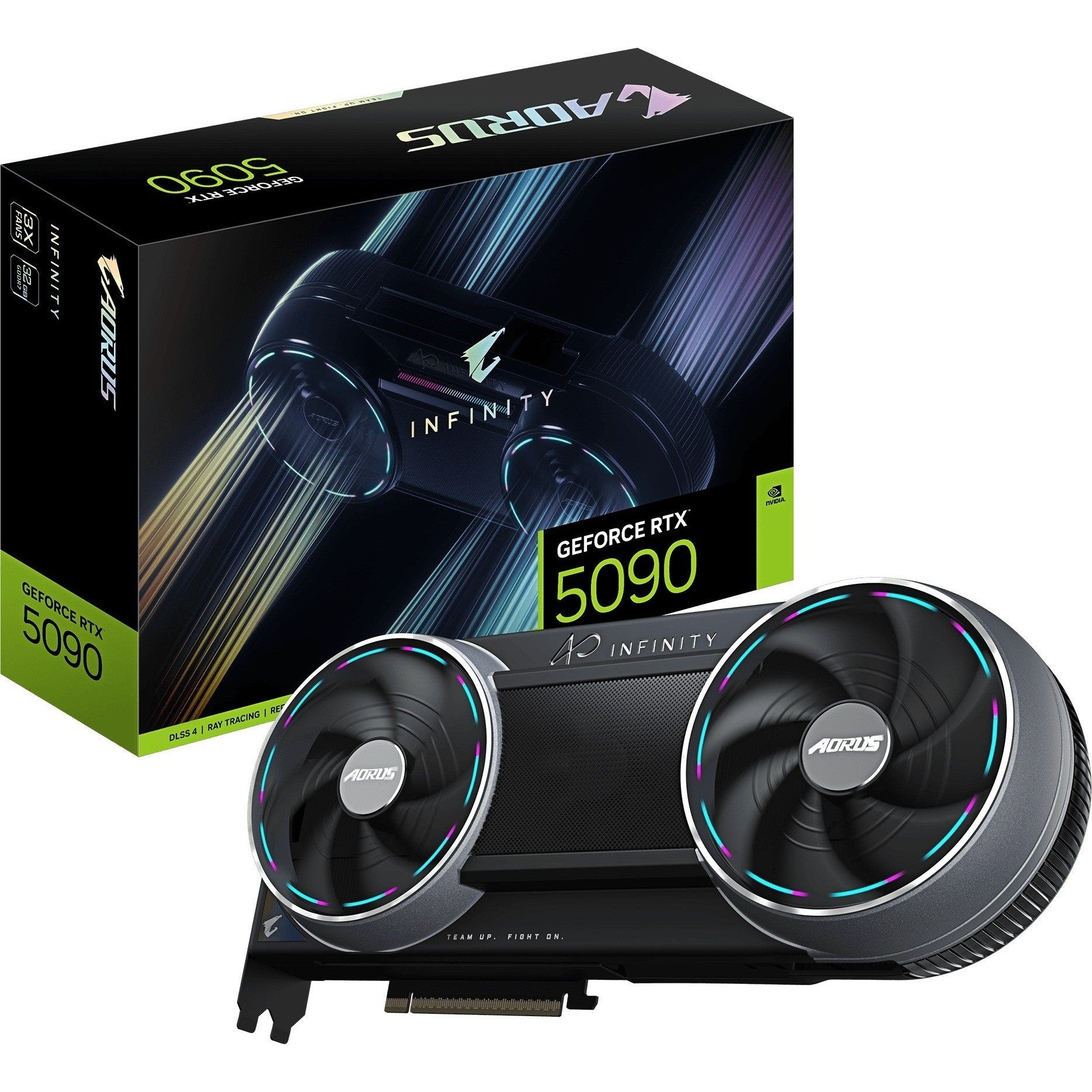 Gigabyte GIGABYTE nVidia GeForce RTX 5090 AORUS INFINITY - 32GB GDDR7; 512-Bit Memory Bus; 1x HDMI; 3x DisplayPort; Min 1000W PSU. .