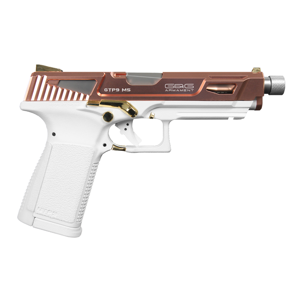 G&G Gtp 9 Rose Gold Special Edition 6mm Airsoft Pistol - Gas-Gpm-T9m-Ybb-Ecm