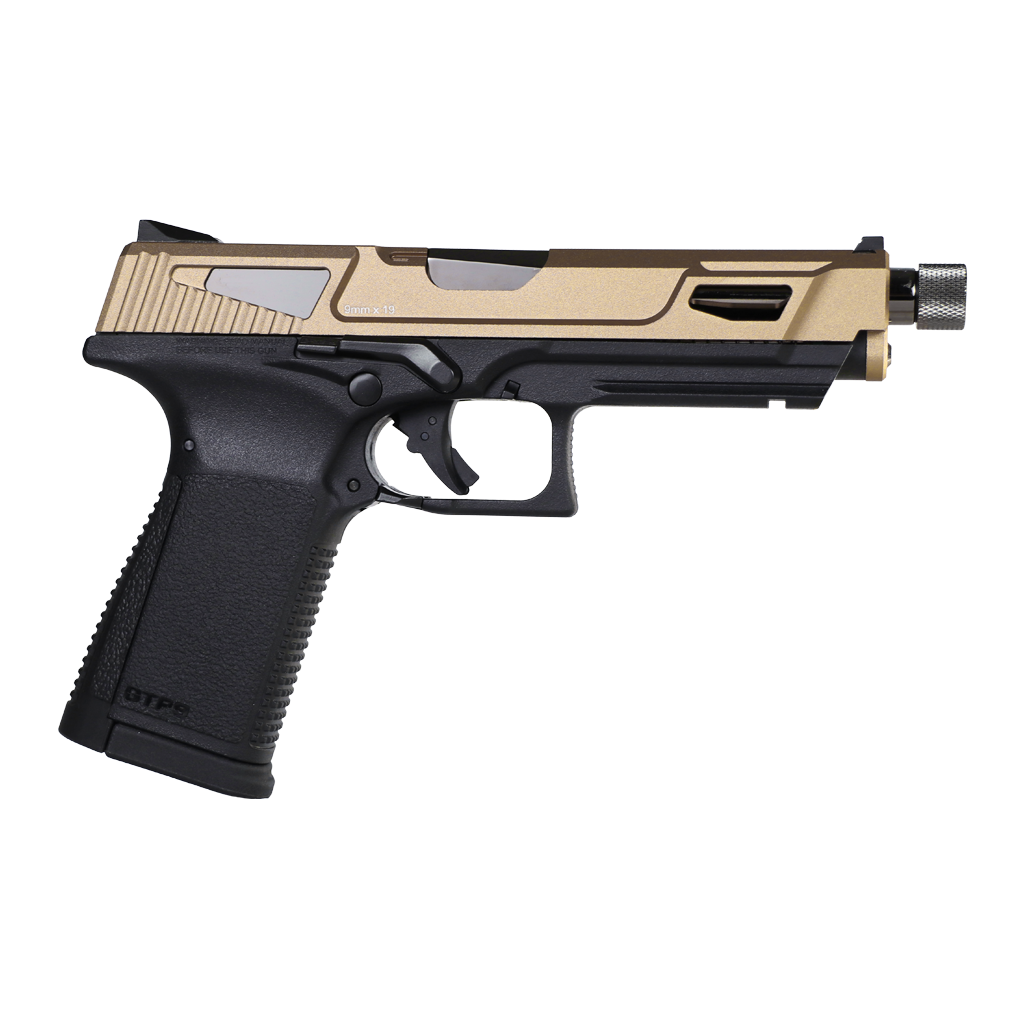 G&G GTP 9 MS DST 6mm Airsoft Pistol - GAS-GPM-T9M-DBB-ECM