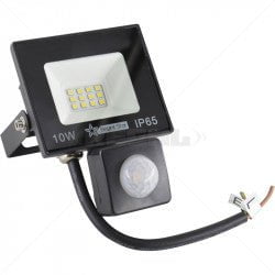 GUNMANSA 10 Watt LED Floodlight with Sensor 6000K 500 Lumins 30s Timer