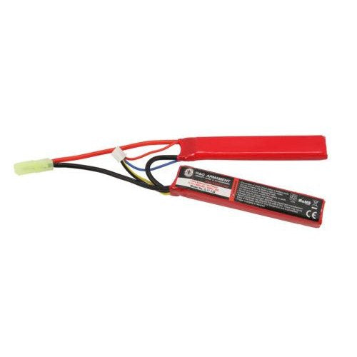 GUNMANSA 11.1V 900mAh 20C Li-Po battery (Two-Piece) G-11-135