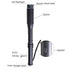 GUNMANSA 1109 Stun Gun | Aluminium Alloy Rechargeable Stun Gun with Torch | 1300000V