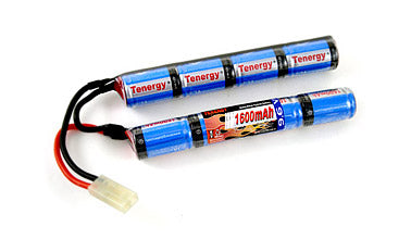 GUNMANSA 11423/TENERGY 9.6 V 1600MAH BATTERY NIMH BUTTERFLY W/MINI