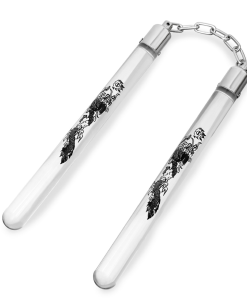 GUNMANSA 12-Inch Acrylic Nunchuck with Ball Bearing - 0654