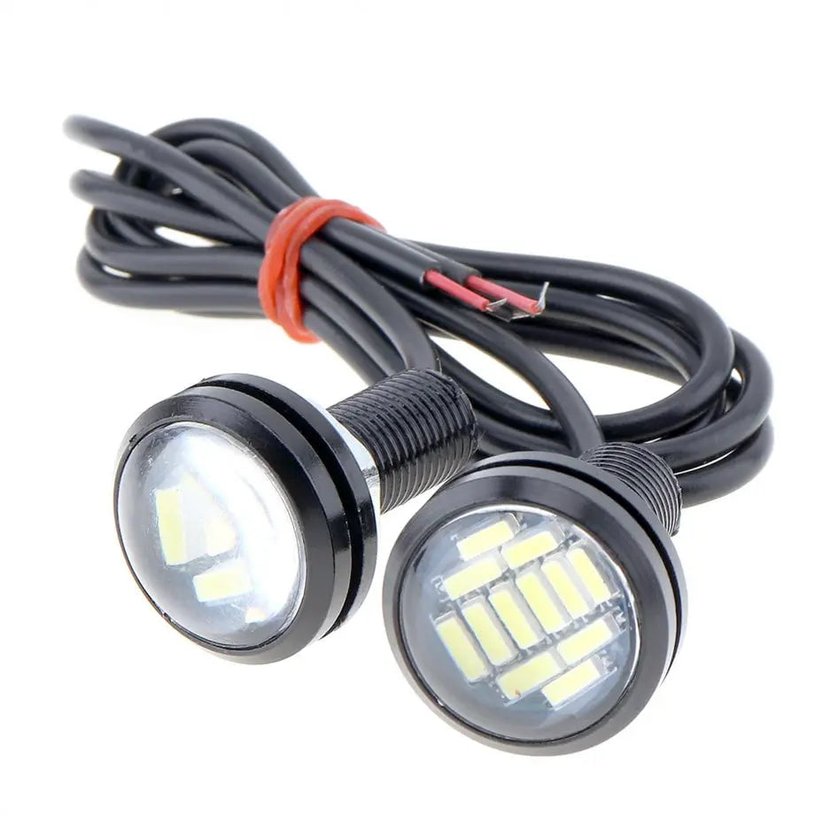 GUNMANSA 12 SMD Super White LED Eagle Eye Bulbs