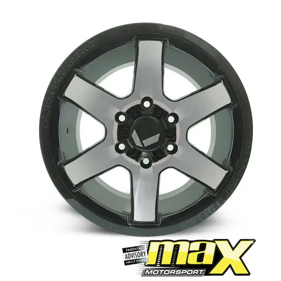 GUNMANSA 15 Inch Mag Wheel - 10J MX6252 Bakkie Wheel (6x139.7 PCD)