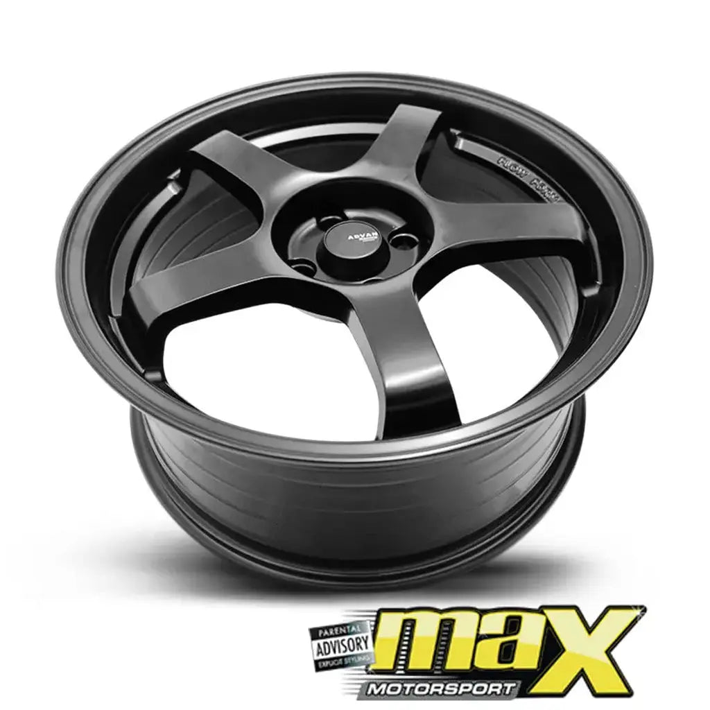 GUNMANSA 15 Inch Mag Wheel - MX512-15MB Advan GT Racing Style Wheel - 4x100 PCD
