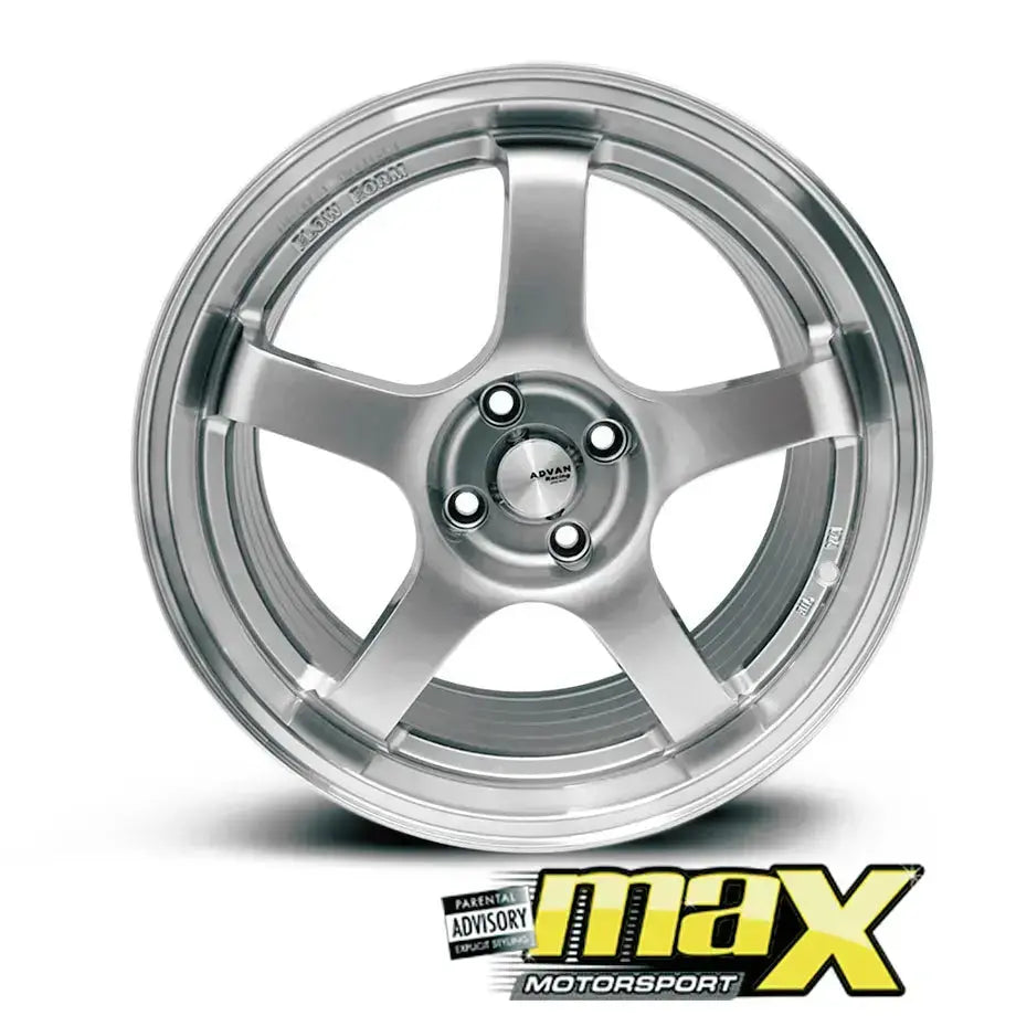 GUNMANSA 15 Inch Mag Wheel - MX512 Advan GT Racing Style Wheel - 4x100 PCD