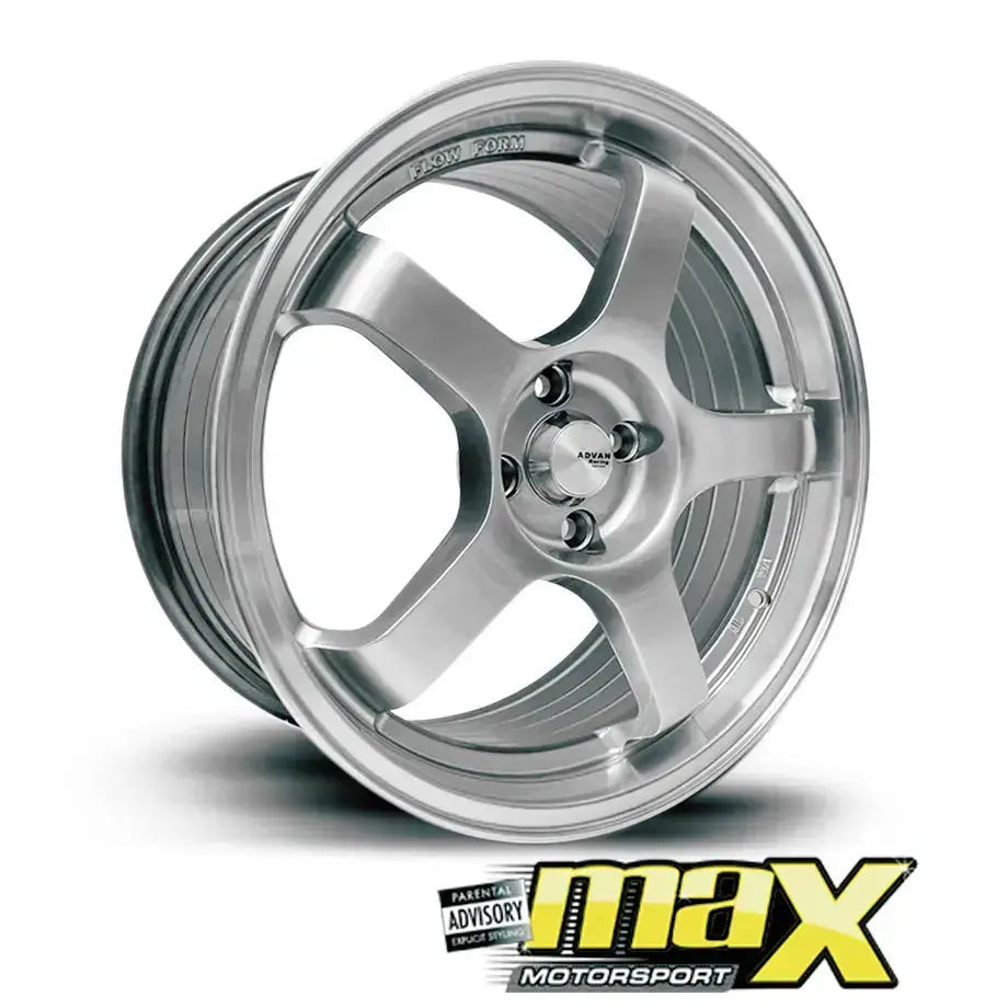 GUNMANSA 15 Inch Mag Wheel - MX512 Advan GT Racing Style Wheel - 4x100 PCD