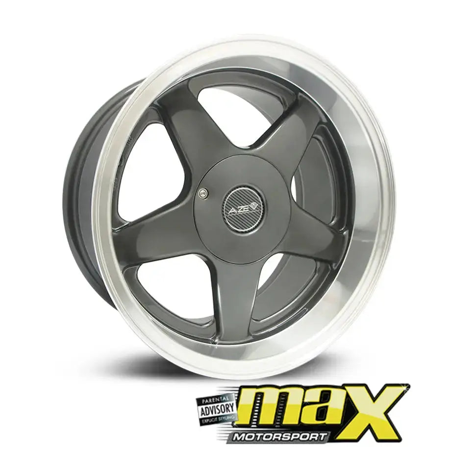GUNMANSA 15 Inch Mag Wheel - MX5665 AZEV Wheels  - (4x100 / 5x100 PCD)