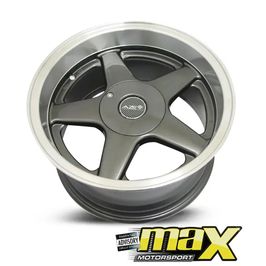 GUNMANSA 15 Inch Mag Wheel - MX5665 AZEV Wheels  - (4x100 / 5x100 PCD)