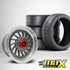 GUNMANSA 15 Inch MX113-B VSN Twist Wheel & Tyre Combo - (4x100 / 5x100 PCD)