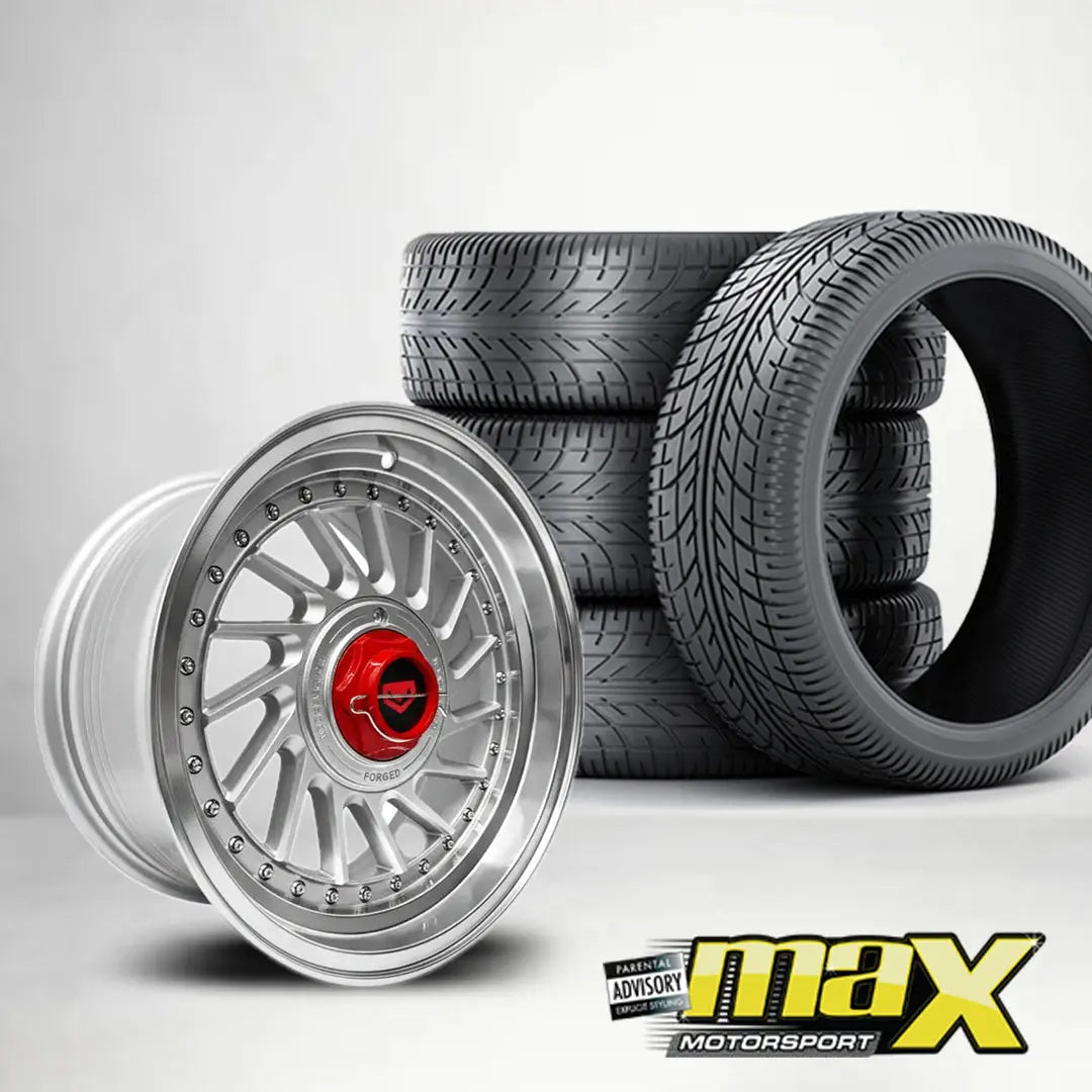 GUNMANSA 15 Inch MX113-C VSN Twist Wheel & Tyre Combo - (4x100 / 5x100 PCD)