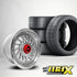 GUNMANSA 15 Inch MX113-C VSN Twist Wheel & Tyre Combo - (4x100 / 5x100 PCD)
