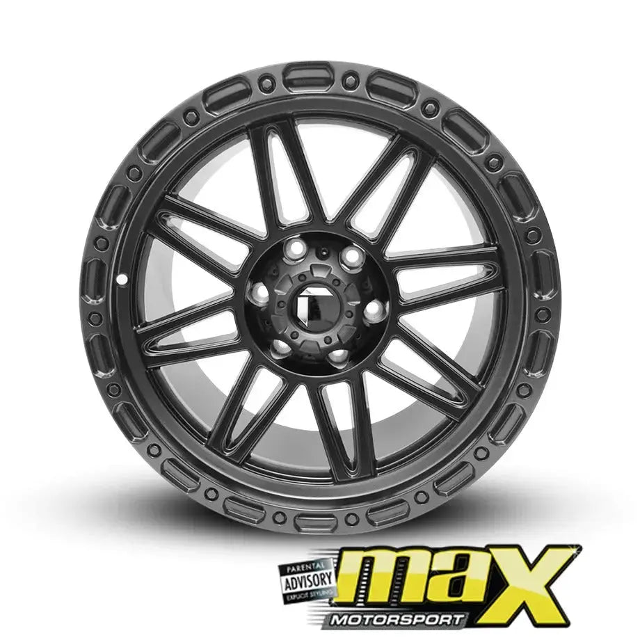 GUNMANSA 16 Inch Mag Wheel - MX021-16MB Bakkie Wheels (6x139.7 PCD)