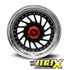 GUNMANSA 17 Inch Mag Wheel - MX113-17A VSN Twist  Style Wheel & Tyre Combo - 4x100 / 5x100 PCD