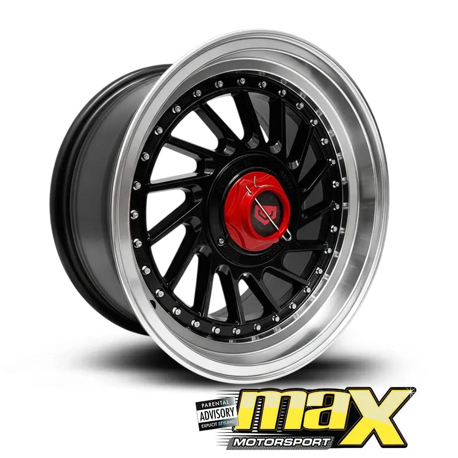 GUNMANSA 17 Inch Mag Wheel - MX113-17A VSN Twist Wheel (4x100 / 5x100 PCD)