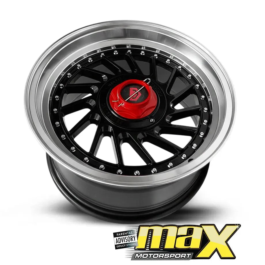 GUNMANSA 17 Inch Mag Wheel - MX113-17A VSN Twist Wheel (4x100 / 5x100 PCD)