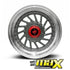 GUNMANSA 17 Inch Mag Wheel - MX113-17B VSN Twist  Style Wheel & Tyre Combo - 4x100 / 5x100 PCD