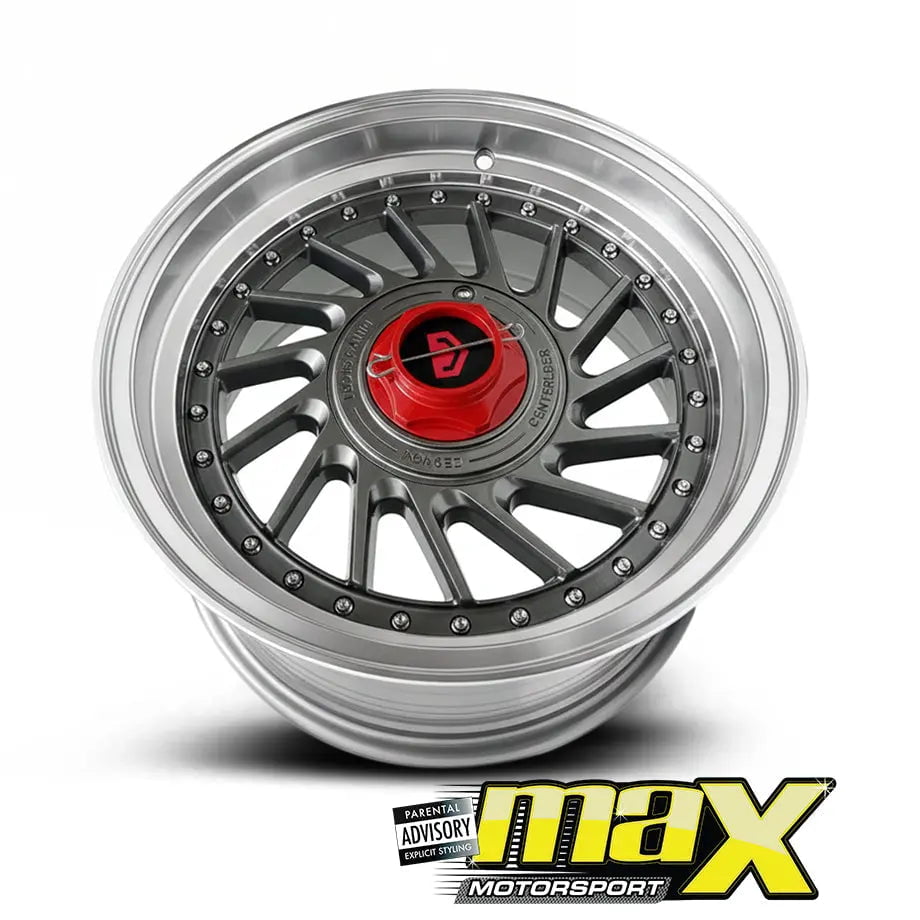 GUNMANSA 17 Inch Mag Wheel - MX113-17B VSN Twist Wheel (4x100 / 5x100 PCD)