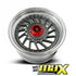 GUNMANSA 17 Inch Mag Wheel - MX113-17B VSN Twist Wheel (4x100 / 5x100 PCD)