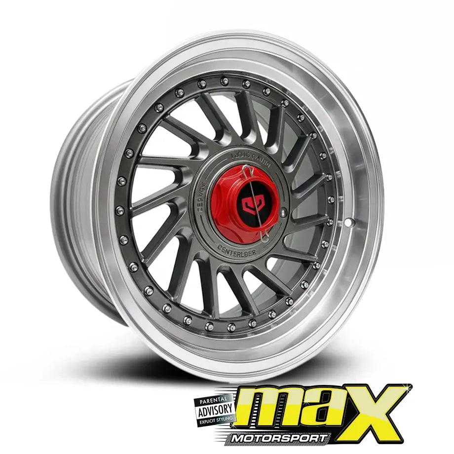 GUNMANSA 17 Inch Mag Wheel - MX113-17B VSN Twist Wheel (4x100 / 5x100 PCD)
