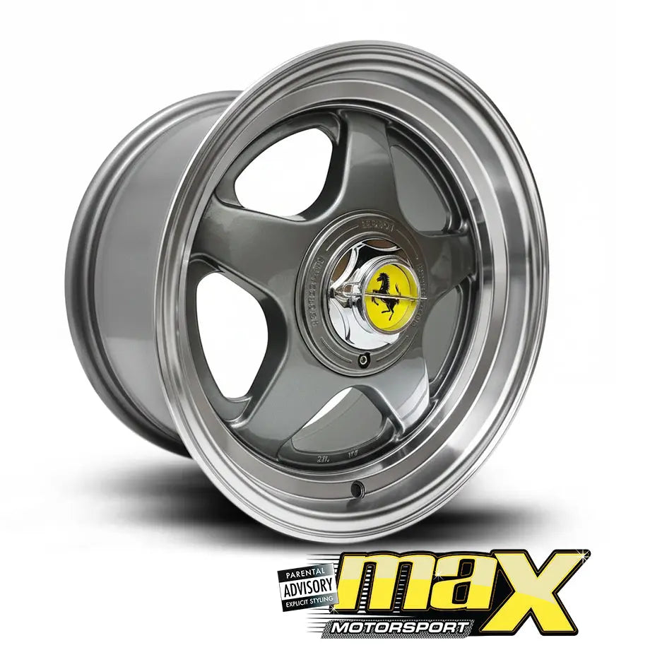 GUNMANSA 17 Inch Mag Wheel - MX1922-17A Ferari Style Wheel (4x100 / 5x100 PCD)