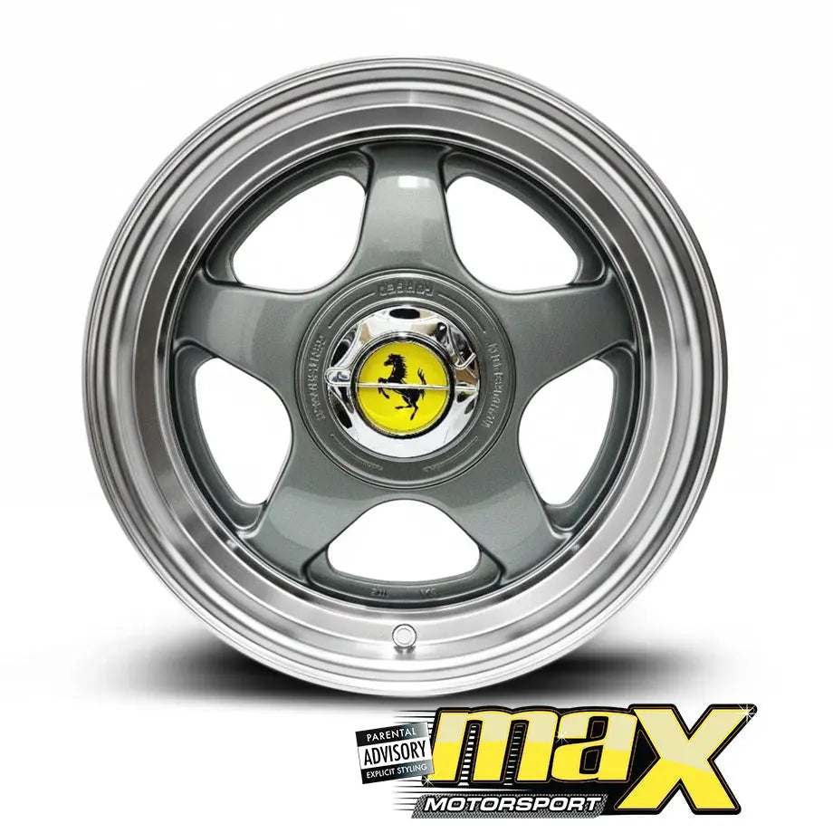 GUNMANSA 17 Inch Mag Wheel - MX1922-17A Ferari Style Wheel (4x100 / 5x100 PCD)