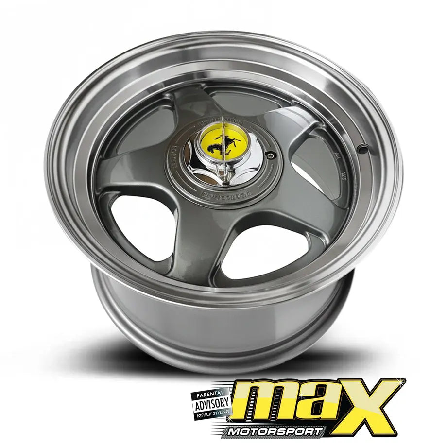 GUNMANSA 17 Inch Mag Wheel - MX1922-17A Ferari Style Wheel (4x100 / 5x100 PCD)