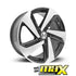 GUNMANSA 17 Inch Mag Wheel - MX1949 GTI Milton Style Wheels - 5x100 PCD