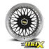 GUNMANSA 17 Inch Mag Wheel - MX508-17GB RS Style Wheels (4x100/ 4x114.3 PCD)