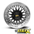 GUNMANSA 17 Inch Mag Wheel - MX7032-B17 VR6 Style Wheel - 4x100 / 4x108 PCD