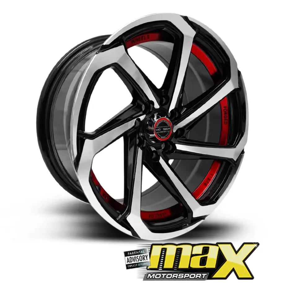 GUNMANSA 17 Inch Mag Wheel - MX8828-17RD Concave Wheels (4x100/ 4x114.3 PCD)