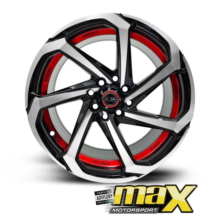 GUNMANSA 17 Inch Mag Wheel - MX8828-17RD Concave Wheels (4x100/ 4x114.3 PCD)